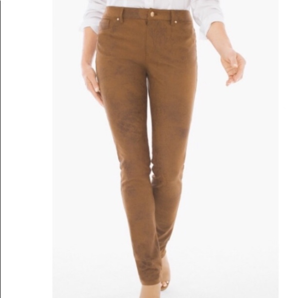 Chico's | Faux Suede Knit Pants
